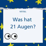 Rätsel: Was hat 21 Augen?